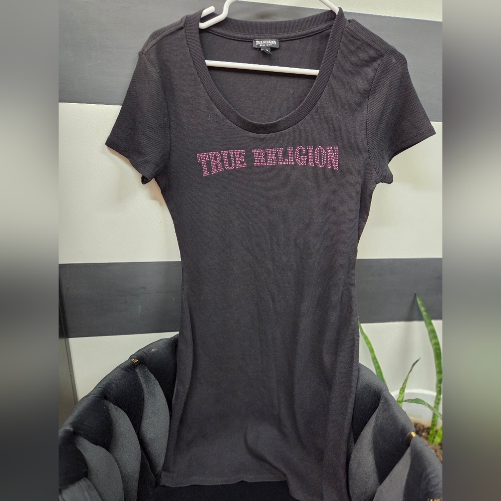 True Religion Black Mini Dress - Picture 2 of 9